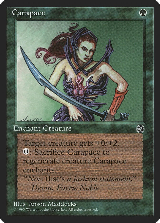 Image for Carapace [Version 2] (55) (HML) - Magic: The Gathering