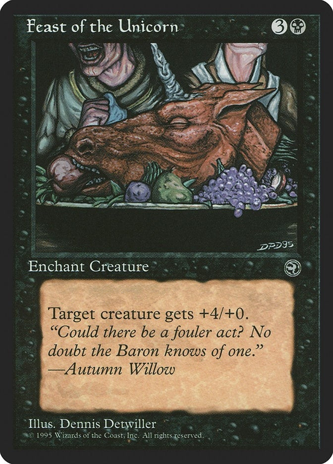 Image for Feast of the Unicorn [Version 2] (HML) - Magic: The Gathering