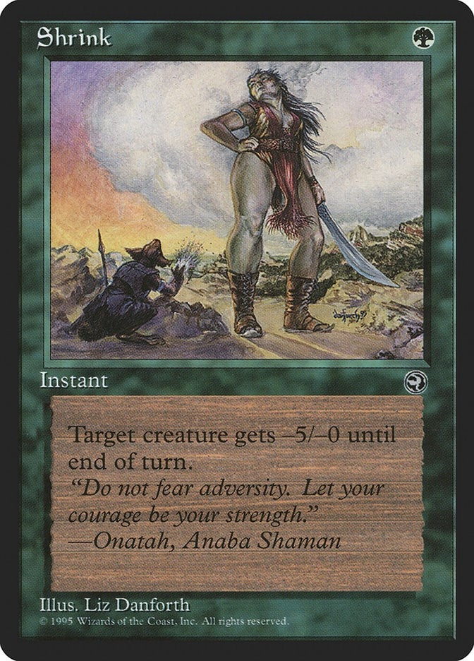 Image for Shrink [Version 2] (97) (HML) - Magic: The Gathering