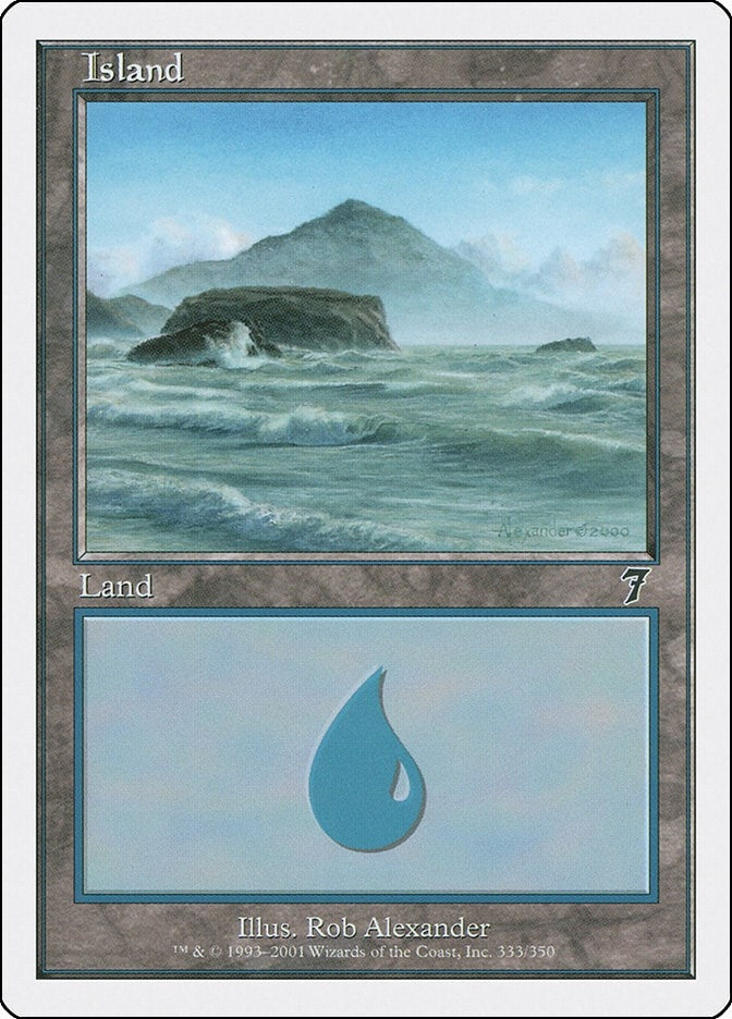 Image for Island (333) (333) (7ED) - Magic: The Gathering
