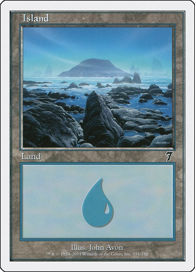 Image for Island (334) (334) (7ED) - Magic: The Gathering