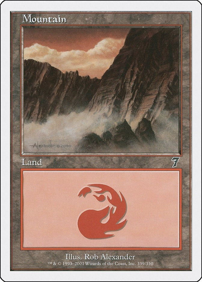 Image for Mountain (339) (339) (7ED) - Magic: The Gathering