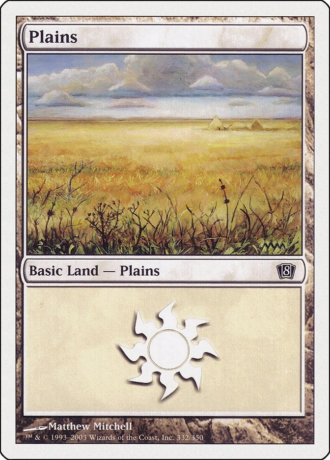 Image for Plains (332) (332) (8ED) - Magic: The Gathering