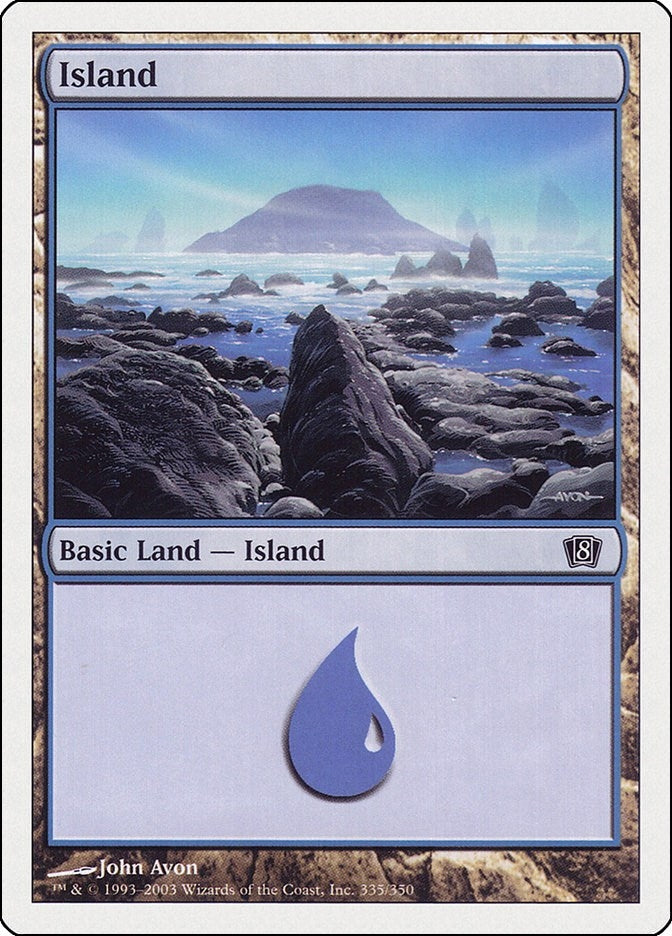 Image for Island (335) (335) (8ED) - Magic: The Gathering