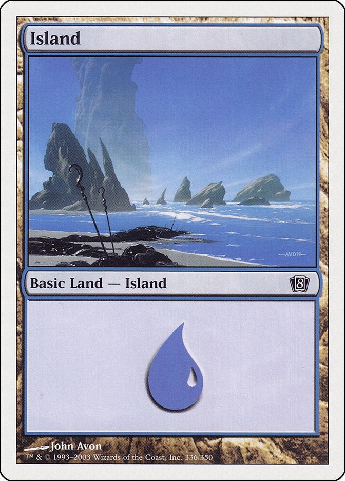 Image for Island (336) (336) (8ED) - Magic: The Gathering