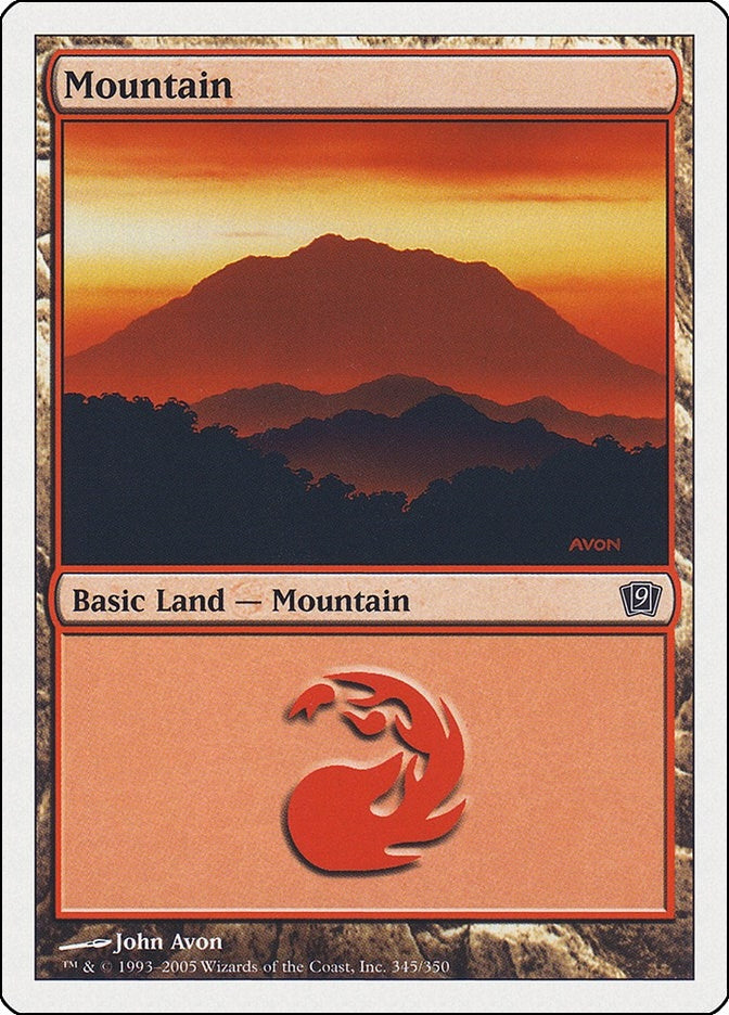 Image for Mountain (345) (345) (9ED) - Magic: The Gathering