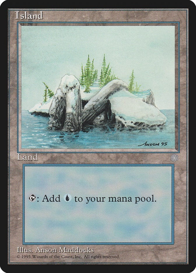 Image for Island (336) (336) (ICE) - Magic: The Gathering