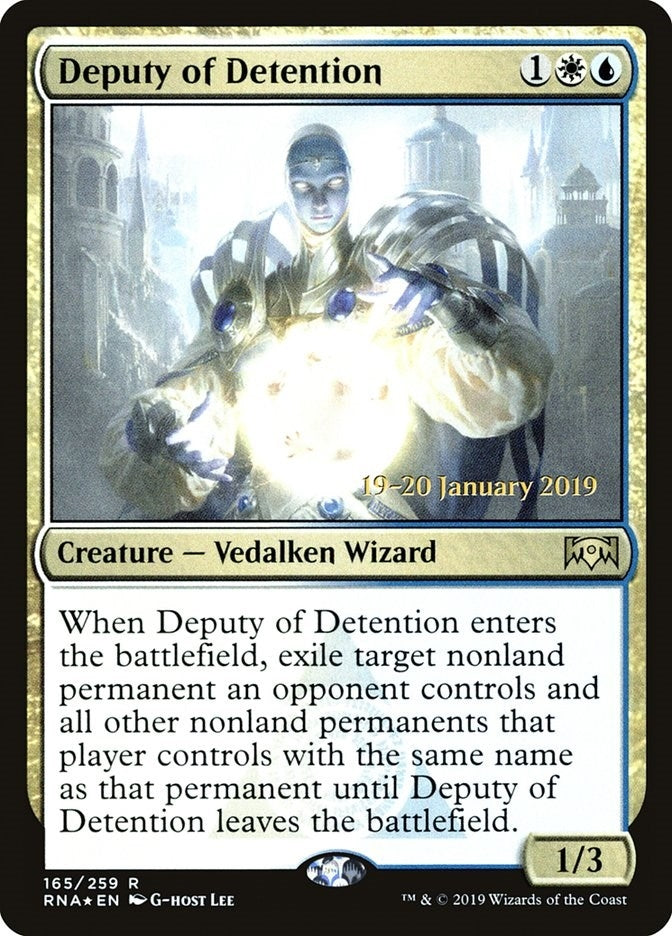 Image for Deputy of Detention (165) (PRE) - Magic: The Gathering