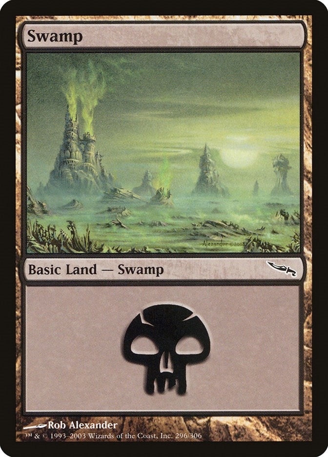 Image for Swamp (296) (296) (MRD) - Magic: The Gathering