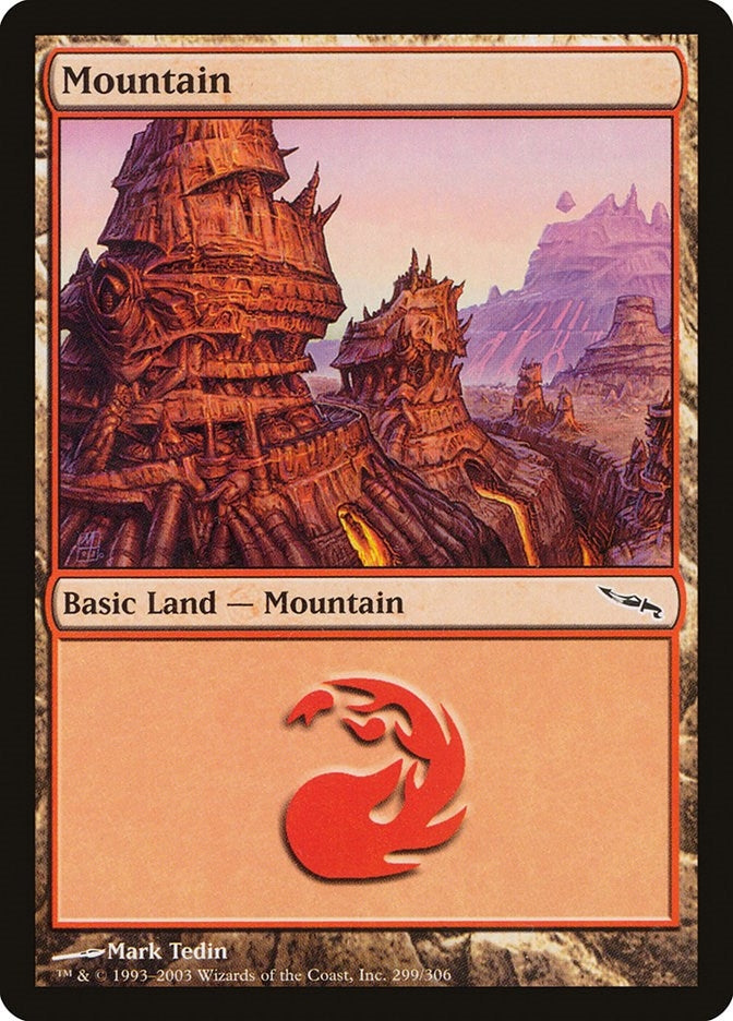 Image for Mountain (299) (299) (MRD) - Magic: The Gathering