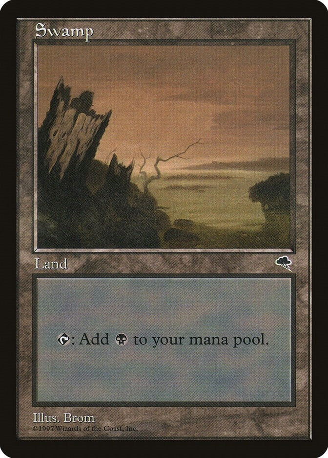 Image for Swamp (Vertical Log) (339) (TMP) - Magic: The Gathering