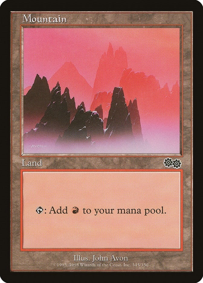 Image for Mountain (345) (345) (USG) - Magic: The Gathering