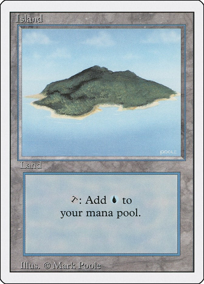 Image for Island (B) (288) (3ED) - Magic: The Gathering