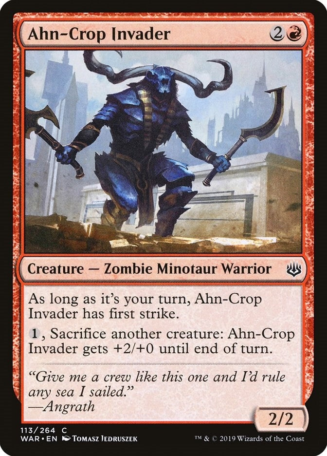 Ahn-Crop Invader (113) (WAR) Japanese