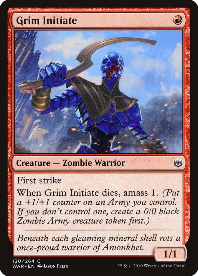 Grim Initiate (130) (WAR) Japanese