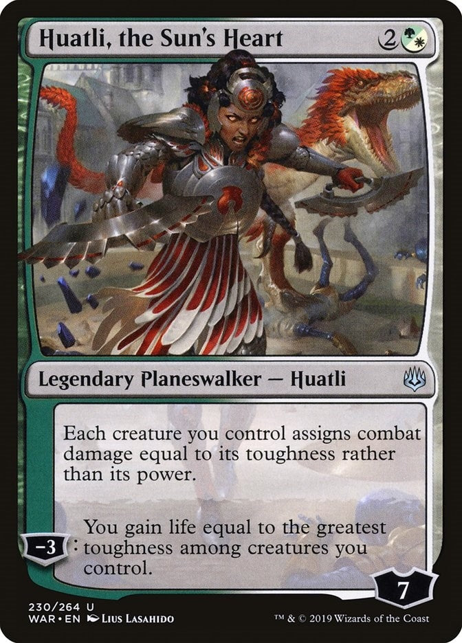 Huatli, the Sun's Heart (230) (WAR) Japanese