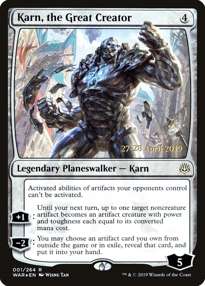 Image for Karn, the Great Creator (1) (PRE) - Magic: The Gathering
