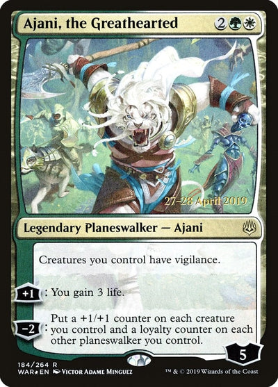 Ajani, the Greathearted (184) (PRE)