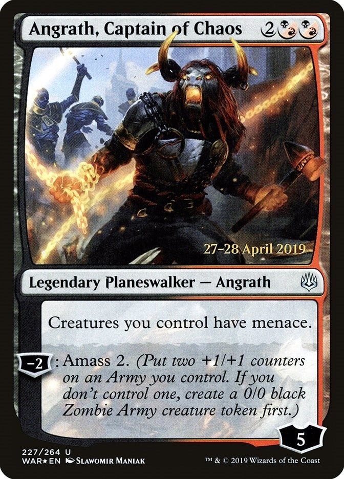 Image for Angrath, Captain of Chaos (227) (PRE) - Magic: The Gathering