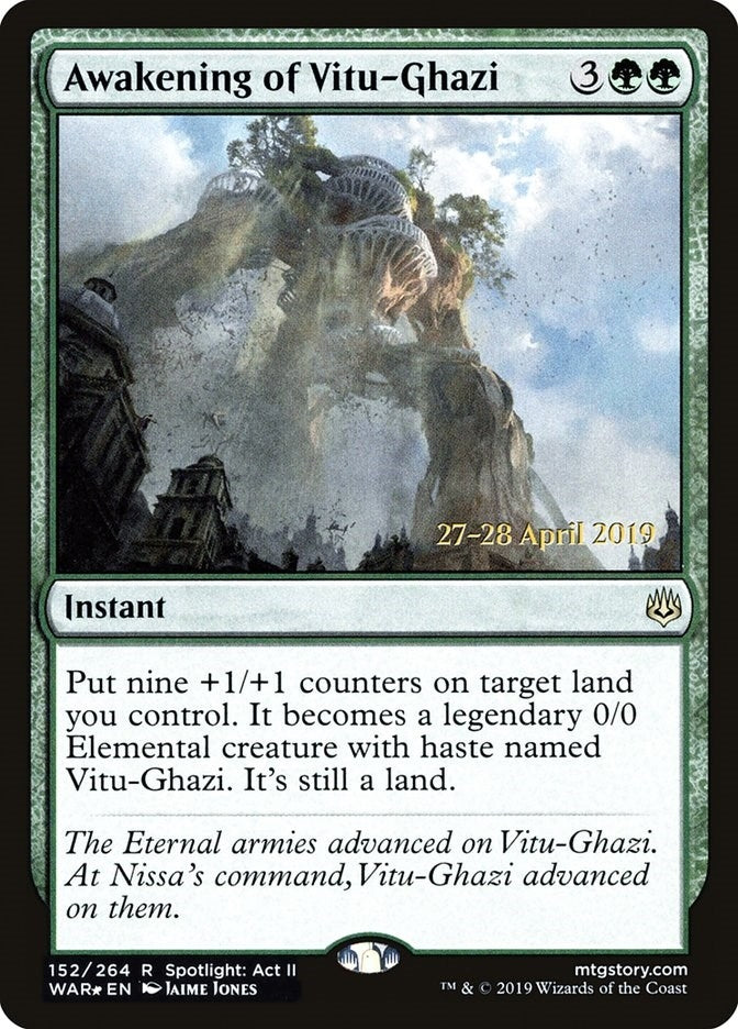 Image for Awakening of Vitu-Ghazi (152) (PRE) - Magic: The Gathering