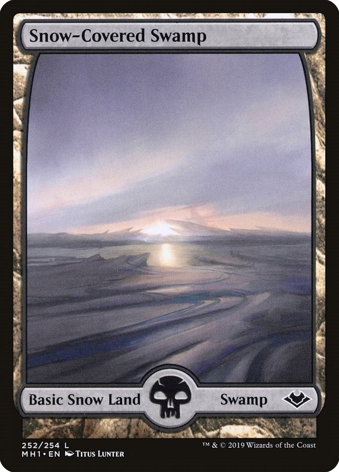 Snow-Covered Swamp (252) (MH1) Japanese