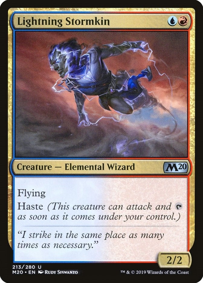 Lightning Stormkin (213) (M20) Japanese