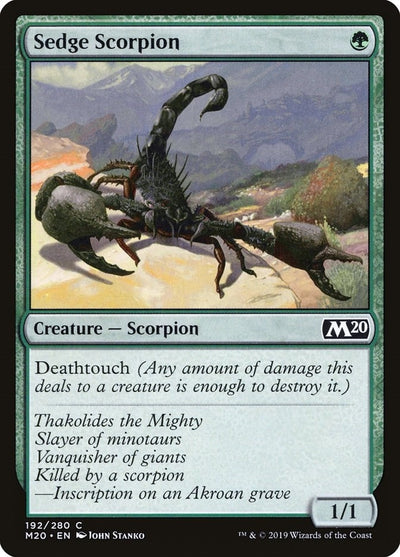 Sedge Scorpion (192) (M20)