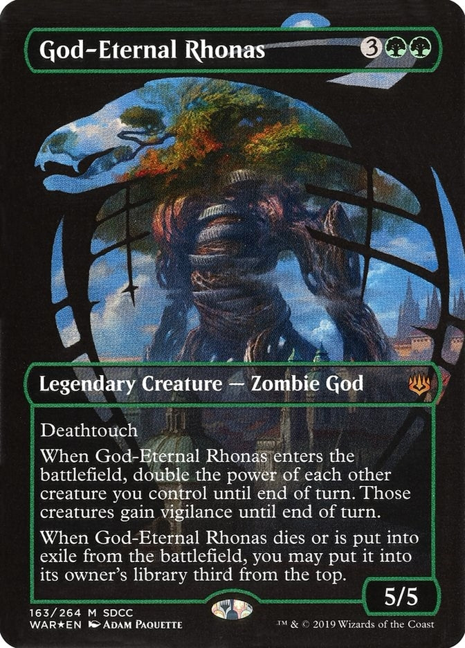 Image for God-Eternal Rhonas (SDCC 2019 Exclusive) (163) (MEDIA) - Magic: The Gathering