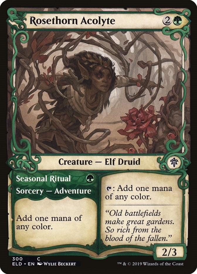 Rosethorn Acolyte (Showcase) (300) (ELD)