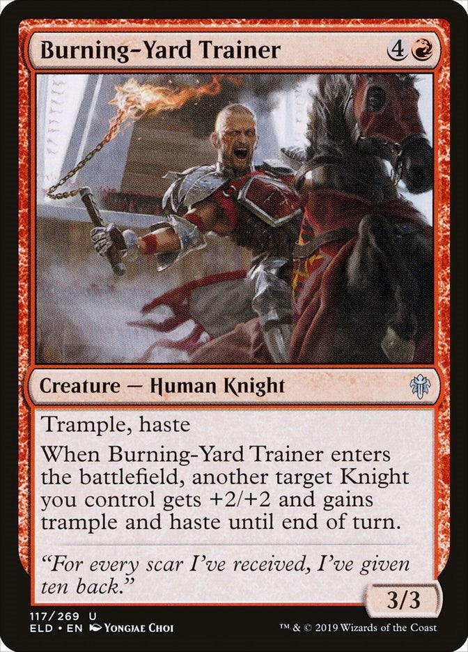 Burning-Yard Trainer (117) (ELD) Japanese