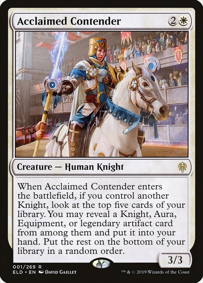 Acclaimed Contender (1) (ELD)
