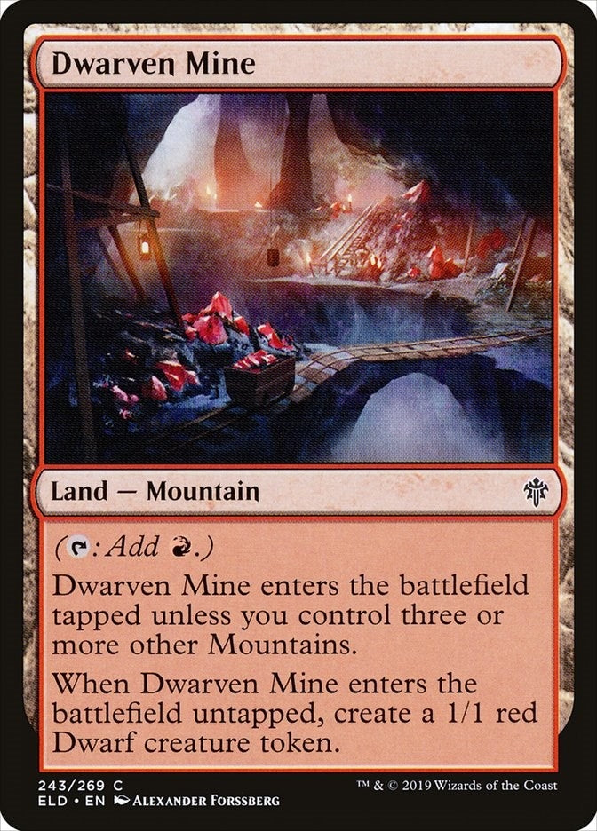 Dwarven Mine (243) (ELD) Japanese