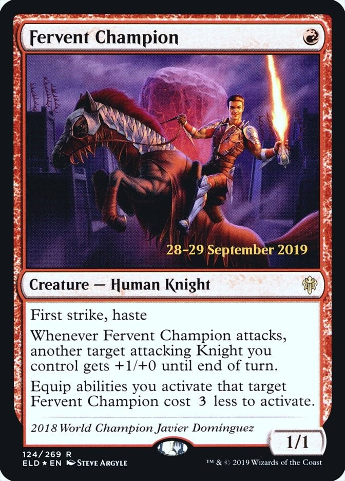 Image for Fervent Champion (124) (PRE) - Magic: The Gathering