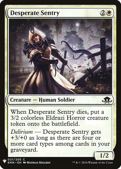 Desperate Sentry (21) (LIST)