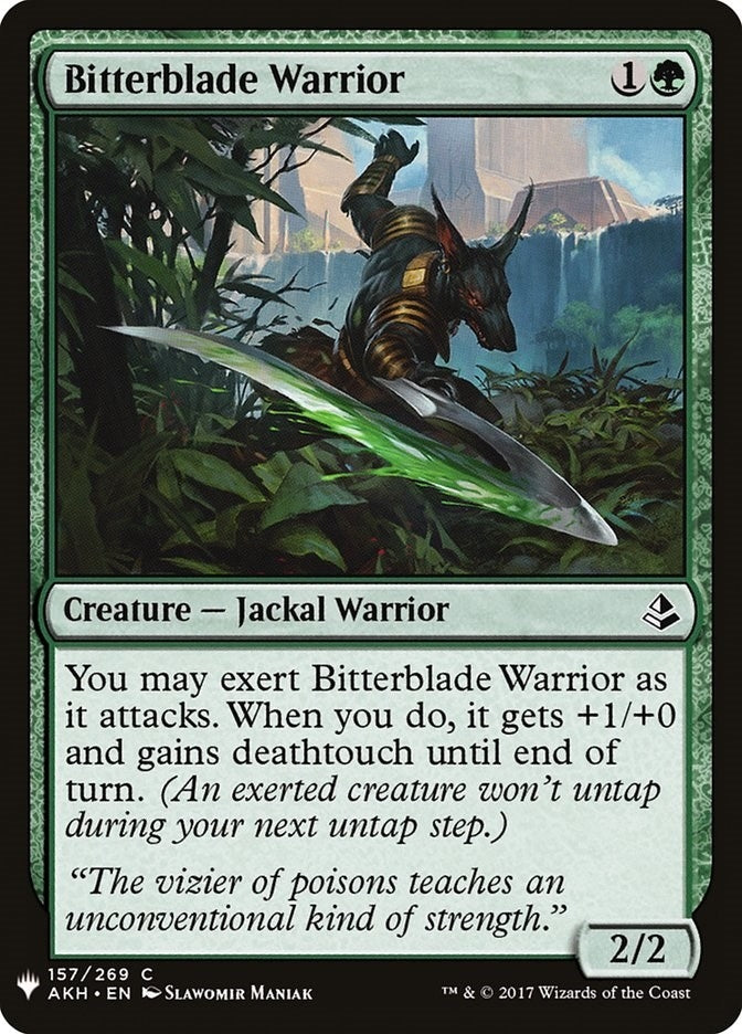 Bitterblade Warrior (157) (LIST)