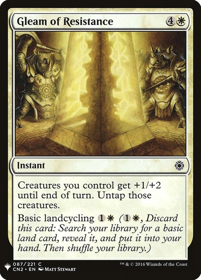 Gleam of Resistance (87) (LIST)