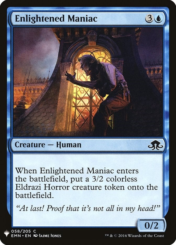 Enlightened Maniac (58) (LIST)