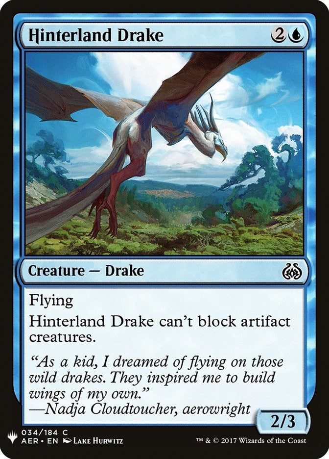 Hinterland Drake (34) (LIST)