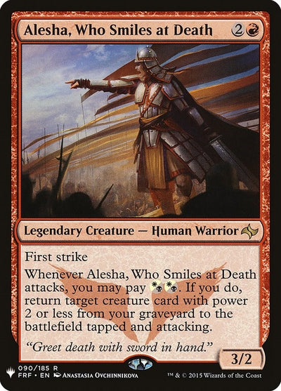 Alesha, Who Smiles at Death (090/185) (LIST)