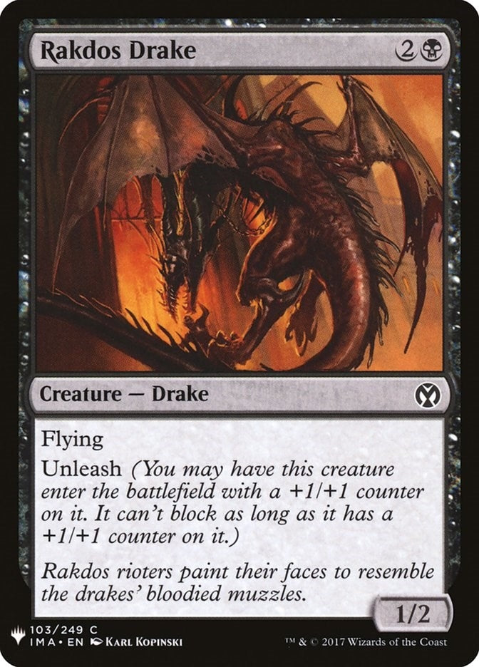 Rakdos Drake (103) (LIST)