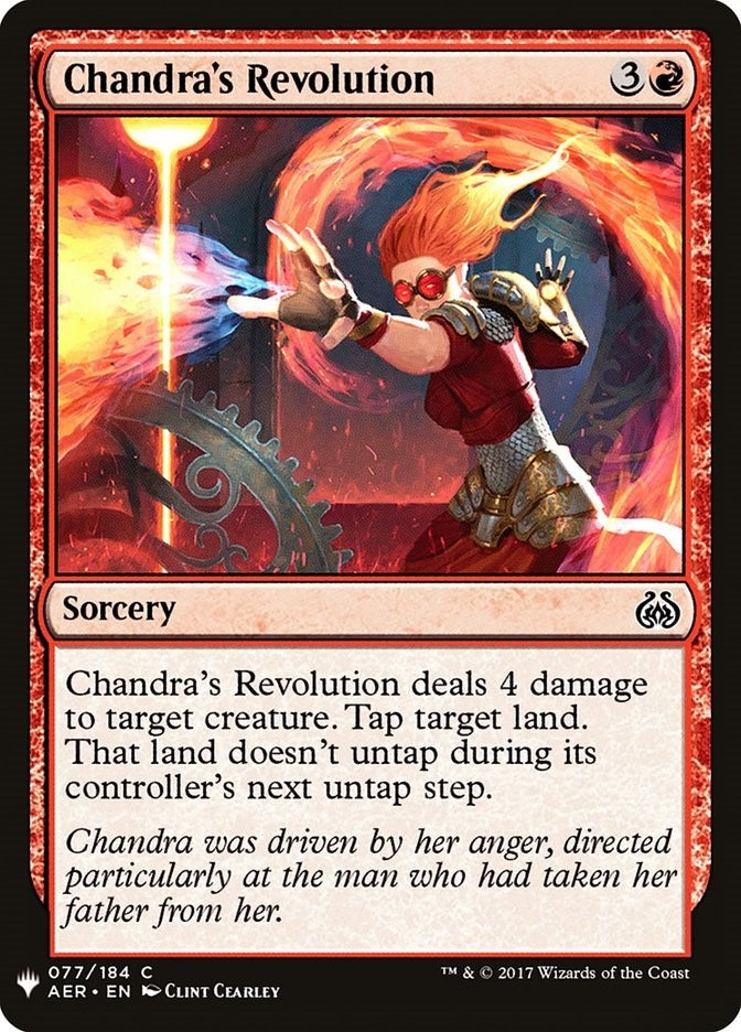 Chandra's Revolution (77) (LIST)