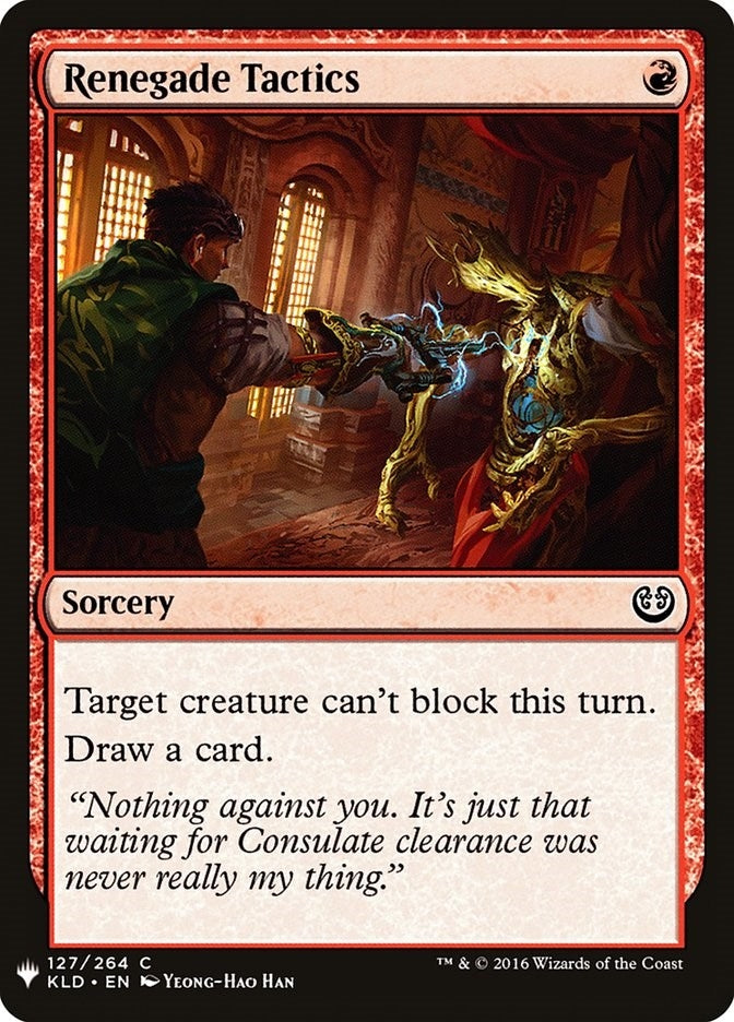 Renegade Tactics (KLD) (127) (LIST)