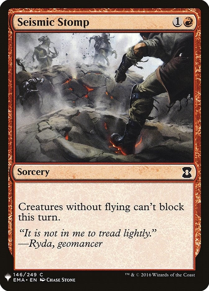 Seismic Stomp (146) (LIST)