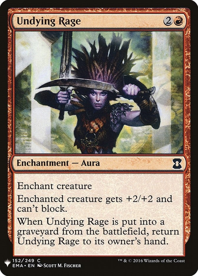 Undying Rage (152) (LIST)
