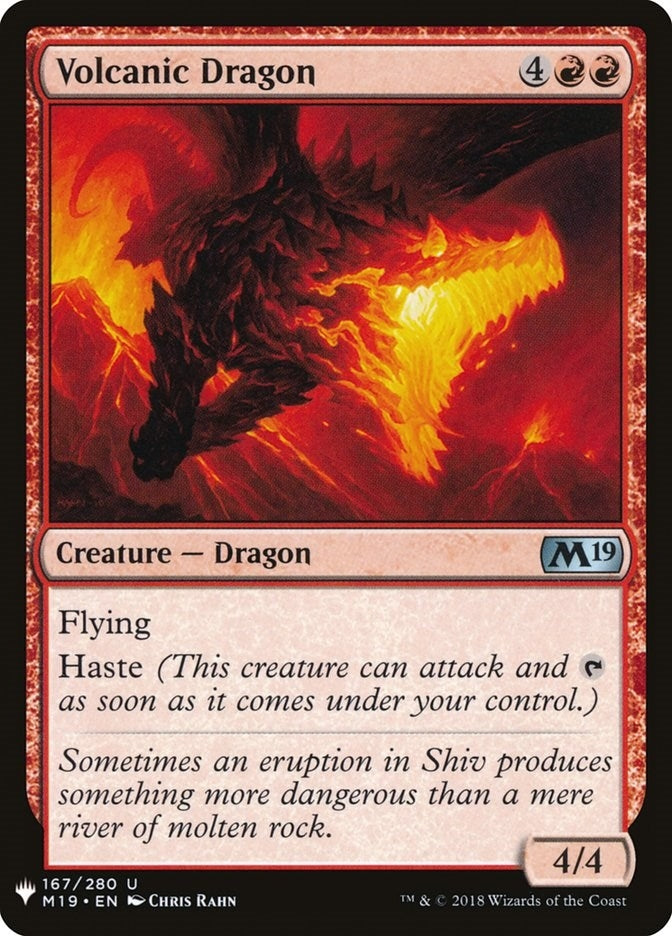 Volcanic Dragon (M19) (167) (LIST)