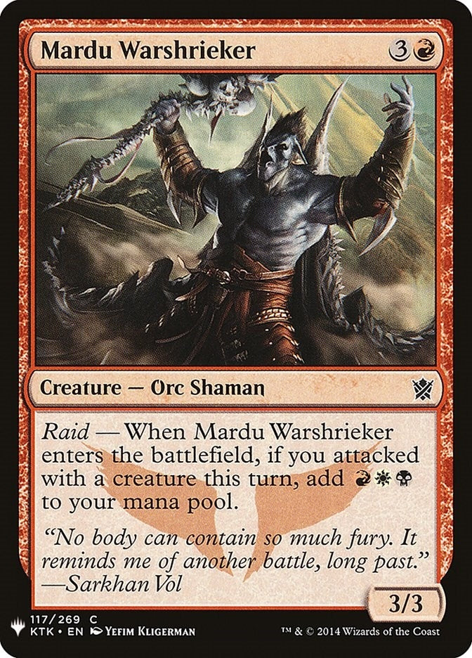 Mardu Warshrieker (117) (LIST)