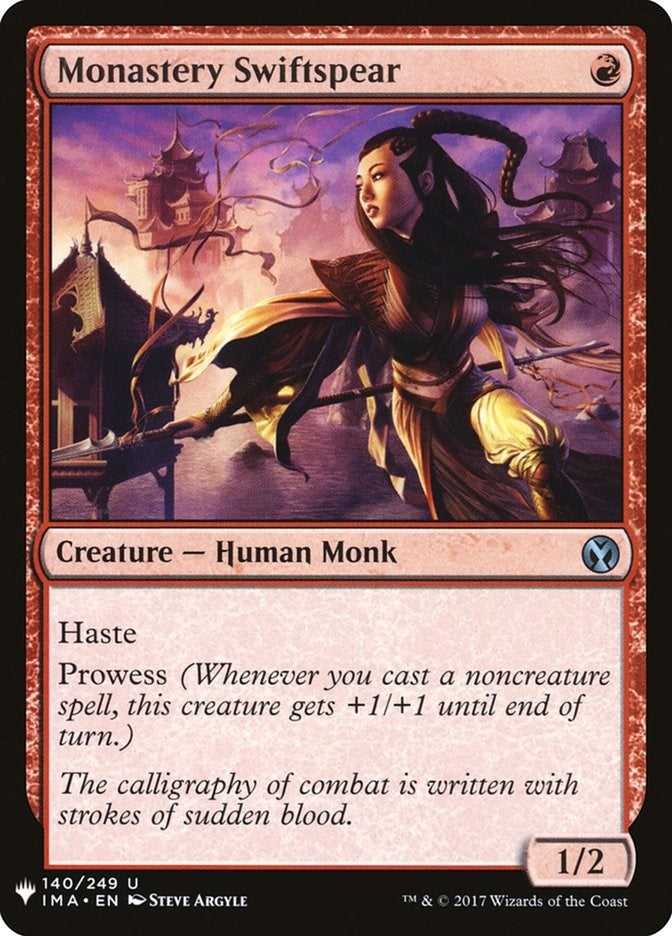 Monastery Swiftspear (140) (LIST)
