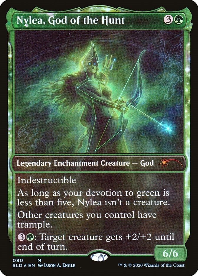 Image for Nylea, God of the Hunt (80) (SLD) - Magic: The Gathering