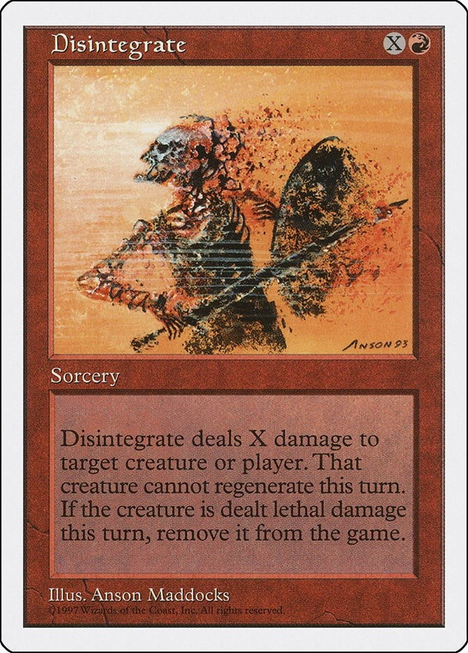 Disintegrate (5ED) Japanese