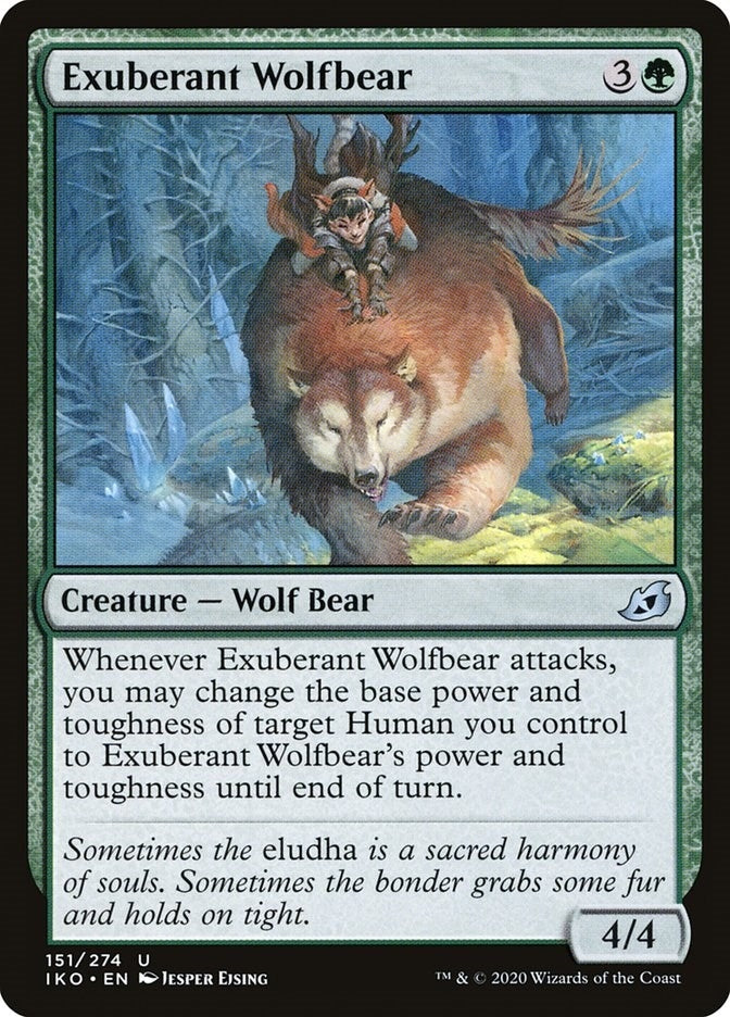 Exuberant Wolfbear (151) (IKO) Japanese